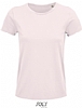 Camiseta Organica Mujer Crusader Sols - Color Rosa Palo